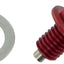 Drain Plug Magnetic Red MOOSE RACING HARD-PARTS MOOSE RACING MOTOVEIKALS 21