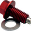 Drain Plug Magnetic Red MOOSE RACING HARD-PARTS MOOSE RACING MOTOVEIKALS 21