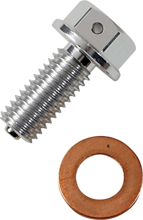 Drain Plug Magnetic Slvr MOOSE RACING HARD-PARTS MOOSE RACING MOTOVEIKALS 21