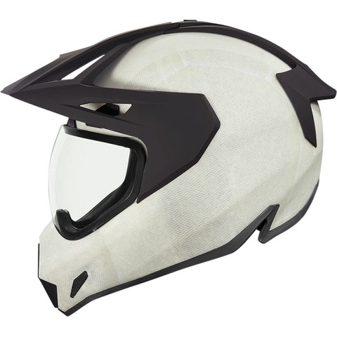 Dual Sport ķivere ICON VPRO CONSTRUCT pelēkbalta / melna / matēta XL ICON MOTOVEIKALS 21