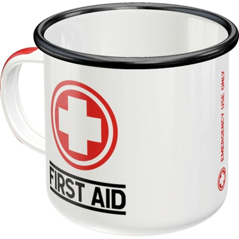 Emaljēta krūzīte FIRST AID 360ml NOSTALGIC ART MOTOVEIKALS 21