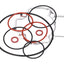 engine gasket set OEM for Piaggio 50cc 2-stroke AC PIAGGIO MOTOVEIKALS 21