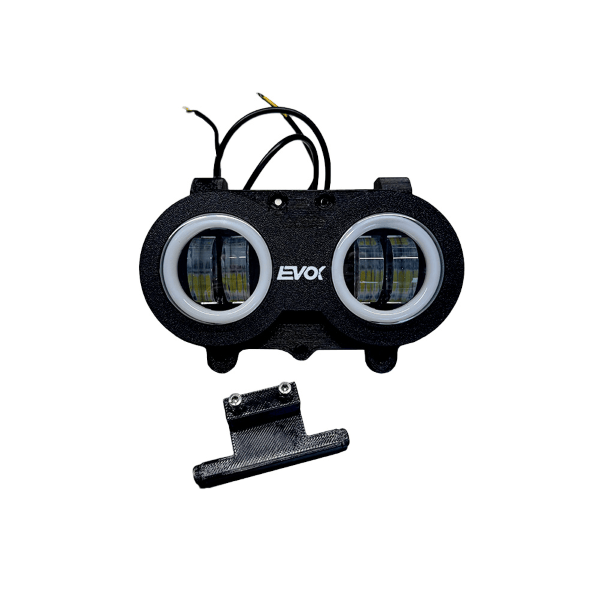 EVOK Iron LED priekšējais lukturis Booster 50 dubultā luktura modelim EVOK MOTOVEIKALS 21