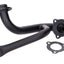 exhaust manifold black w/ choke tube for Aprilia SX, RX, Derbi Senda, Gilera RCR, SMT OEM STANDARD MOTOVEIKALS 21