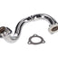 exhaust manifold chromed, unrestricted for Derbi Senda, Aprilia RX, SX, Gilera RCR, SMT 101 OCTANE MOTOVEIKALS 21