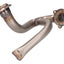 exhaust manifold stainless steel w/ choke tube mock, unrestricted for Aprilia SX, RX, Derbi Senda, DRD, X-Treme, SM, Gilera RCR, SMT 101 OCTANE MOTOVEIKALS 21