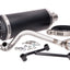 exhaust Power1 aluminum black for Vespa Primavera, Sprint, Zip 4-stroke 50 Euro2 POWER1 MOTOVEIKALS 21