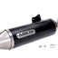 exhaust system Arrow aluminum black for KSR Moto TW 125 SM 4T Euro4 2017- ARROW AUSPUFF MOTOVEIKALS 21