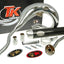 exhaust Turbo Kit Bufanda RQ chrome for Aprilia RX 50 (99-05) TURBO KIT MOTOVEIKALS 21