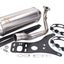 exhaust Turbo Kit GMax stainless steel for Peugeot Django 125, 150 AC 4-stroke 14-20 TURBO KIT MOTOVEIKALS 21