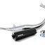 exhaust VOCA Chromed 50/70cc black silencer for Derbi EBE, EBS, D50B Enduro, Supermoto VOCA RACING MOTOVEIKALS 21