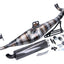 exhaust VOCA Road-Race 70cc carbon silencer for Minarelli horizontal VOCA RACING MOTOVEIKALS 21