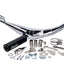 exhaust Yasuni R2 black chromed for Minarelli AM6, Derbi D50B0, EBE Offroad, SM YASUNI MOTOVEIKALS 21