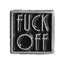 F*ck of biker pin MCS MOTOVEIKALS 21