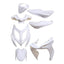 fairing kit 7-piece white for Yamaha Aerox, MBK Nitro 2013-2017 101 OCTANE MOTOVEIKALS 21