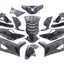 fairing kit EDGE 14-piece black metallic for Peugeot Speedfight 4 EDGE BIKEPARTS MOTOVEIKALS 21
