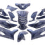 fairing kit EDGE 14-piece blue metallic for Peugeot Speedfight 4 EDGE BIKEPARTS MOTOVEIKALS 21