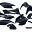 fairing kit EDGE 9-piece black metallic for MBK Mach G, Yamaha Jog R, Jog RR 50cc 2-stroke EDGE BIKEPARTS MOTOVEIKALS 21
