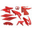 fairing kit EDGE 9-piece red for Yamaha Aerox, MBK Nitro EDGE BIKEPARTS MOTOVEIKALS 21