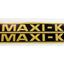 Fairing sticker set 2 pieces 170 x 20mm black gold for Puch Maxi K moped moped mokick DIVERSE / IMPORT MOTOVEIKALS 21