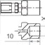 Fit M10X1.25 Female Bk TRW TRW MOTOVEIKALS 21