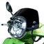 Flyscreen with black brackets -MOTO NOSTRA, w=340mm, h=105mm- Vespa GT, GTL, GTS, GTS Super 125-300cc - black MOTO NOSTRA MOTOVEIKALS 21