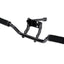 Footrest carrier with footrest rubbers black for Kreidler OEM STANDARD MOTOVEIKALS 21