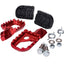 Footrest set CNC red 16x24x3mm for Beta RR50 Enduro DIVERSE / IMPORT MOTOVEIKALS 21