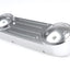 Fork link cover -MOTO NOSTRA, CNC, silver, straight fork link- Vespa GT 125 (ZAPM31100), Vespa GT 200 (ZAPM31200), Vespa GT 60 (ZAPM45102), Vespa GT L 125 (ZAPM31101), Vespa GT L 200 (ZAPM31200), Vespa GTS 125 (ZAPM31300, ZAPMA3100), Vespa GTS 125 i.e. Su MOTO NOSTRA MOTOVEIKALS 21