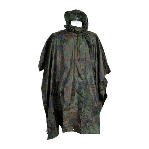 Fostex poncho woodland camo ARMY SURPLUS MOTOVEIKALS 21
