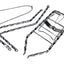 frame add-on parts set twisted for Puch Maxi S SWIING MOTOVEIKALS 21