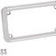 Frame Lic. 4X7" Chr DRAG SPECIALTIES DRAG SPECIALTIES MOTOVEIKALS 21