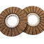 Friction plates DR 2 pieces Pad thickness 3.35 to 3.7mm Diameter inside approx. 35.65/30mm outside 94mm for Hercules, Roller 50, MK 50 Super 4, 1, 2, 3M, 4M, Supra Prima G3, MP Hobby Rider HR SB GOEBEL MOTOVEIKALS 21