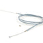 Front brake cable -BGM ORIGINAL- Lambretta LI, LIS, SX, TV (series 2-3) - grey BGM ORIGINAL MOTOVEIKALS 21