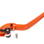 front brake lever Puig 2.0 adjustable, folding - orange black PUIG MOTOVEIKALS 21