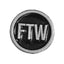 FTW biker gamer pin MCS MOTOVEIKALS 21
