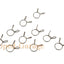 Fuel hose clamps 10 pieces 8mm can be opened up to 10mm for moped, moped, mokick, scooter DIVERSE / IMPORT MOTOVEIKALS 21