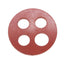 fuel tap packing / 4-hole gasket FKM for Vespa 50, 90, 125, ET3 CIF MOTOVEIKALS 21