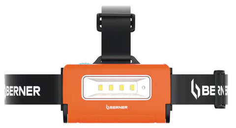 Galvas lukturis “divi vienā” ar mikro USB BERNER LED 3 W BERNER MOTOVEIKALS 21