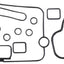 Gasket Kit Carb Mid Body MOOSE RACING HARD-PARTS MOOSE RACING MOTOVEIKALS 21