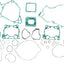 Gasket Set Cmp Hus Tc125 MOOSE RACING HARD-PARTS MOOSE RACING MOTOVEIKALS 21