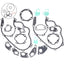 gasket set for Athena aluminum engine, rubber-coated incl. O-rings - with/without separate lubrication for Vespa Largeframe ATHENA MOTOVEIKALS 21