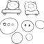 Gasket Top End Yamaha MOOSE RACING HARD-PARTS MOOSE RACING MOTOVEIKALS 21