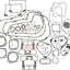 Gasketmotor 3 5/8Evo92-99 COMETIC COMETIC MOTOVEIKALS 21