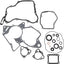 Gaskets Bottom End Honda COMETIC COMETIC MOTOVEIKALS 21