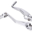 gear shift and kickstart lever foldable, anodized aluminum, silver for Simson S50, S51, S53, S70, S83 101 OCTANE MOTOVEIKALS 21