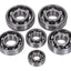 gearbox / engine bearing set SLF 6-piece for Simson S50, KR50, KR51/1, SR4, Schwalbe, Star, Sperber, Spatz, Habicht OEM STANDARD MOTOVEIKALS 21
