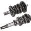 gearbox / gear shaft set 6-speed Doppler racing for Derbi EBE, EBS, D50B0, D50B DOPPLER MOTOVEIKALS 21