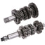 gearbox / gear shaft set 6-speed standard for Minarelli AM6 1st series OEM STANDARD MOTOVEIKALS 21
