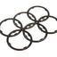 Gearbox shim set -BGM ORIGINAL- Vespa Smallframe V50, PV125, ET3, PK - Largeframe PX EFL (1984-), Cosa, T5 125cc - 0,90-1,40mm (+0,0 /- 0,04mm) - 6 pcs BGM ORIGINAL MOTOVEIKALS 21